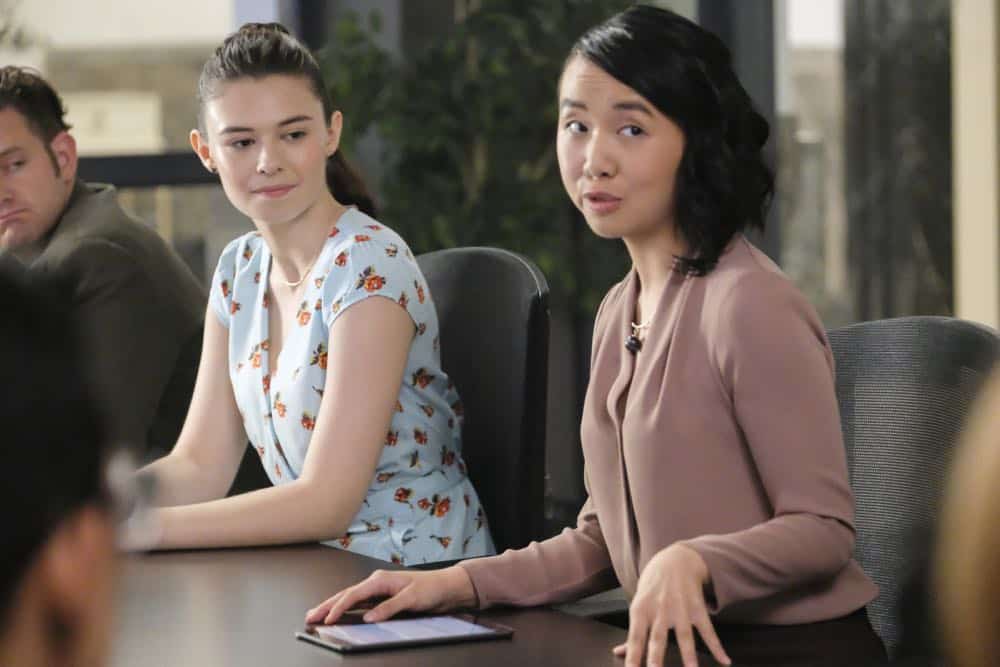 Supergirl -- "American Alien" -- Image Number: SPG401a_0304b.jpg -- Pictured (L-R): Nicole Maines as Nia Nal and Jaymee Mak as Mackenzie -- Photo: Bettina Strauss/The CW -- é 2018 The CW Network, LLC. All Rights Reserved. Supergirl -- "American Alien" -- Image Number: SPG401a_0304b.jpg -- Pictured (L-R): Nicole Maines as Nia Nal and Jaymee Mak as Mackenzie -- Photo: Bettina Strauss/The CW -- é 2018 The CW Network, LLC. All Rights Reserved.