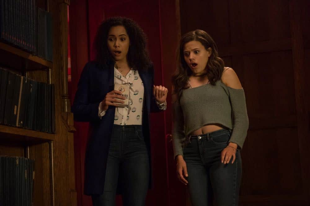 Charmed -- "Pilot"-- Image Number: CMD101e_0244.jpg -- Pictured (L-R): Madeleine Mantock as Macy Vaughn and Sarah Jeffery as Maggie Vera -- Photo: Katie Yu/The CW -- é 2018 The CW Network, LLC. All Rights Reserved. Charmed -- "Pilot"-- Image Number: CMD101e_0244.jpg -- Pictured (L-R): Madeleine Mantock as Macy Vaughn and Sarah Jeffery as Maggie Vera -- Photo: Katie Yu/The CW -- é 2018 The CW Network, LLC. All Rights Reserved.