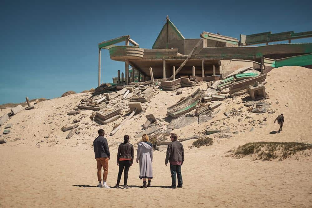 Picture shows: Ryan (TOSIN COLE), Yaz (MANDIP GILL), The Doctor (JODIE WHITTAKER), Graham (BRADLEY WALSH) "The Ghost Monument" airs Sunday, October 14th at 8/7c on BBC AMERICA. Picture shows: Ryan (TOSIN COLE), Yaz (MANDIP GILL), The Doctor (JODIE WHITTAKER), Graham (BRADLEY WALSH) "The Ghost Monument" airs Sunday, October 14th at 8/7c on BBC AMERICA.