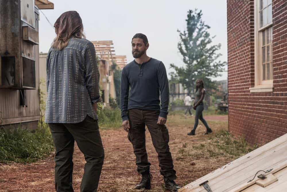 Brett Butler as Tammy Rose, Tom Payne as Paul 'Jesus' Rovia - The Walking Dead _ Season 9, Episode 2 - Photo Credit: Jackson Lee Davis/AMC