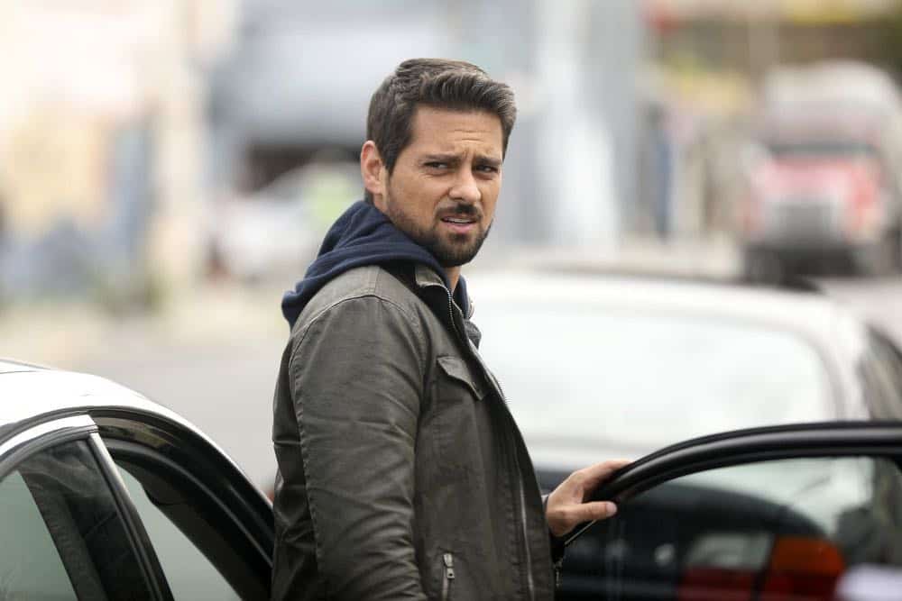 MANIFEST -- "Unclaimed Baggage" Episode 104 -- Pictured: J.R. Ramirez as Det. Jared Vasquez -- (Photo by: Craig Blankenhorn/NBC/Warner Brothers) MANIFEST -- "Unclaimed Baggage" Episode 104 -- Pictured: J.R. Ramirez as Det. Jared Vasquez -- (Photo by: Craig Blankenhorn/NBC/Warner Brothers)