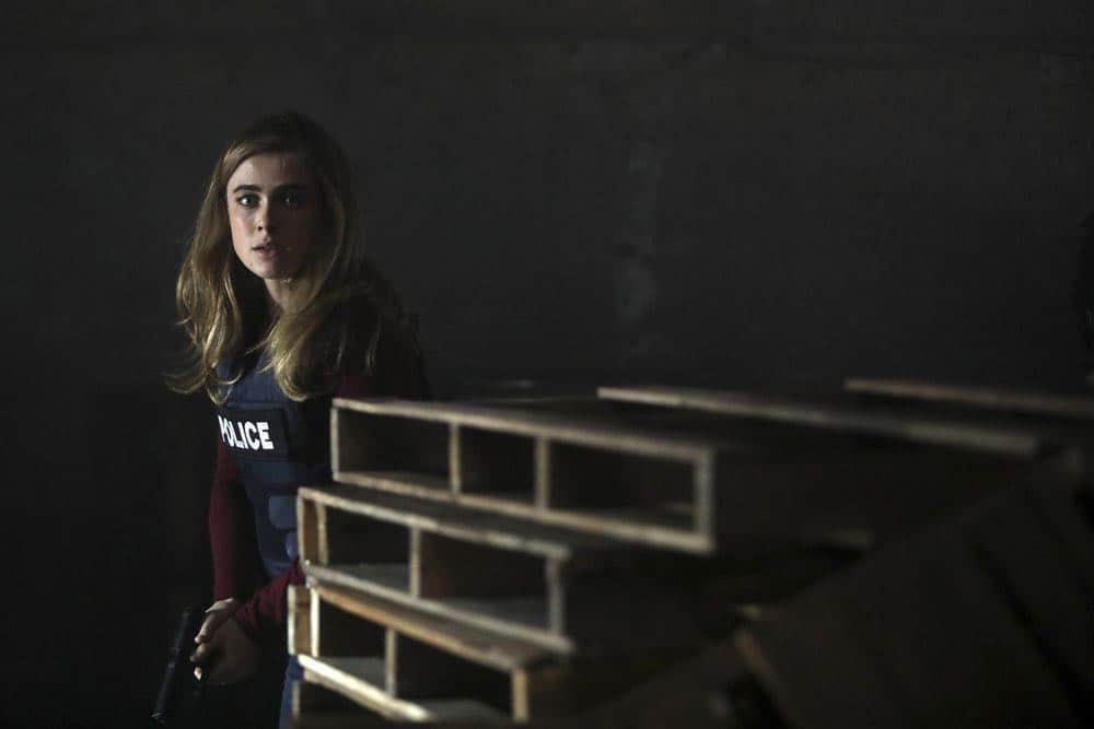 MANIFEST -- "Unclaimed Baggage" Episode 104 -- Pictured: Melissa Roxburgh as Michaela Stone -- (Photo by: Craig Blankenhorn/NBC/Warner Brothers)