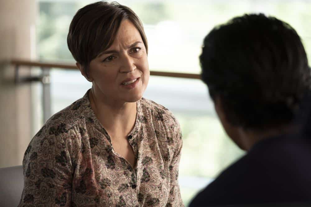 THE GOOD DOCTOR - "Tough Titmouse" - Shaun (Freddie Highmore) recalls his own past to help an intellectually disabled teenager face separation from his mother, while Claire (Antonia Thomas) is put between an injured teenage rock climber and her worried parents. Meanwhile, Glassman's (Richard Schiff) post-op hallucinations force him to confront a personal tragedy on "The Good Doctor," MONDAY, OCT. 15 (10:00-11:00 p.m. EDT), on The ABC Television Network. (ABC/Eike Schroter)