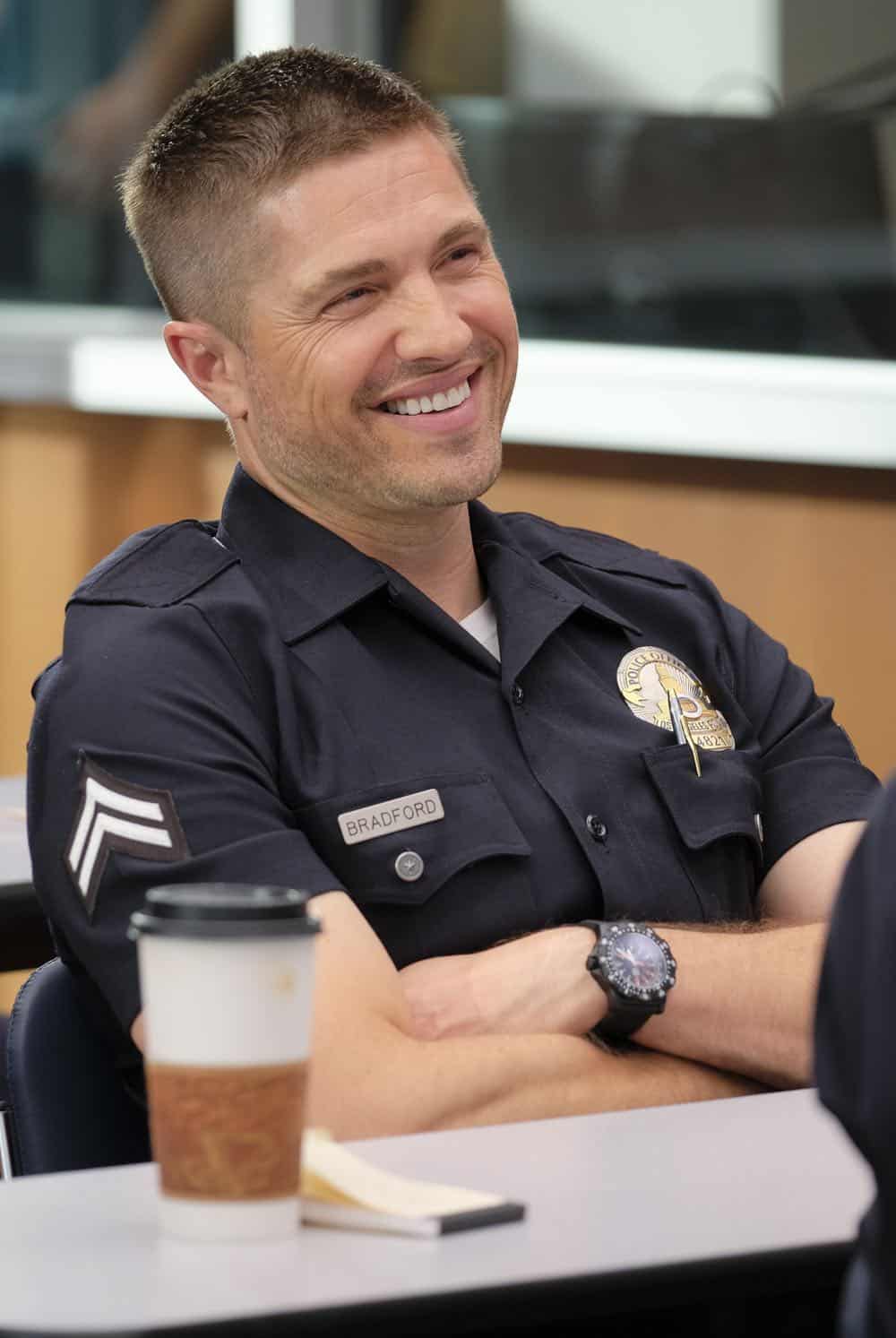 THE ROOKIE - "Pilot" - Starting over isn't easy, especially for small-town guy John Nolan who, after a life-altering incident, is pursuing his dream of being a police officer, on the premiere episode of "The Rookie," airing TUESDAY, OCT. 16 (10:00-11:00 p.m. EDT), on The ABC Television Network. (ABC/Tony Rivetti)