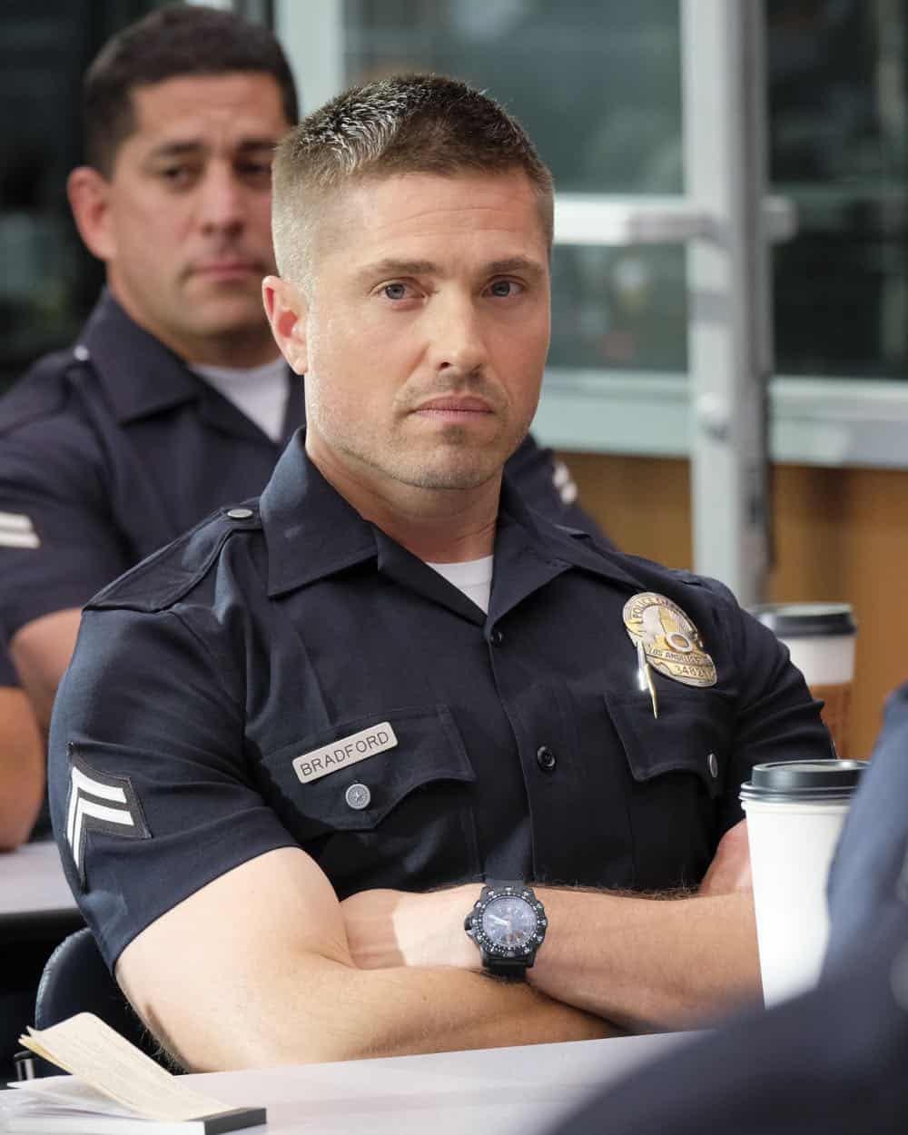 THE ROOKIE - "Pilot" - Starting over isn't easy, especially for small-town guy John Nolan who, after a life-altering incident, is pursuing his dream of being a police officer, on the premiere episode of "The Rookie," airing TUESDAY, OCT. 16 (10:00-11:00 p.m. EDT), on The ABC Television Network. (ABC/Tony Rivetti)