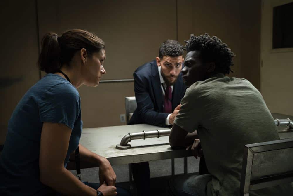 "Crossfire" Special Agents Maggie Bell and OA Zidan rush to track down an active sniper with an elusive motive as the body count continues to rise, on FBI, Tuesday, Oct. 16 (9:00-10:00 PM, ET/PT) on the CBS Television Network. Pictured: Missy Peregrym, Zeeko Zaki, Tim Johnson Jr. Photo: Michael Parmelee/CBS é2018 CBS Broadcasting, Inc. All Rights Reserved "Crossfire" Special Agents Maggie Bell and OA Zidan rush to track down an active sniper with an elusive motive as the body count continues to rise, on FBI, Tuesday, Oct. 16 (9:00-10:00 PM, ET/PT) on the CBS Television Network. Pictured: Missy Peregrym, Zeeko Zaki, Tim Johnson Jr. Photo: Michael Parmelee/CBS é2018 CBS Broadcasting, Inc. All Rights Reserved