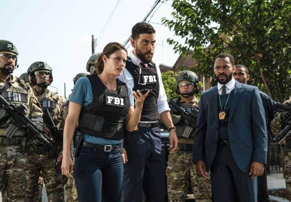 ÃÂCrossfireààSpecial Agents Maggie Bell and OA Zidan rush to track down an active sniper with an elusive motive as the body count continues to rise, on FBI, Tuesday, Oct. 16 (9:00-10:00 PM, ET/PT) on the CBS Television Network. Pictured: Missy Peregrym, Zeeko Zaki. Photo: Michael Parmelee/CBS é2018 CBS Broadcasting, Inc. All Rights Reserved