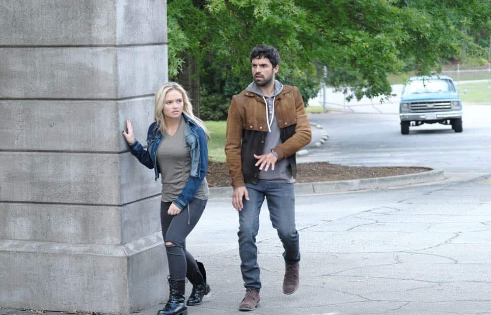 THE GIFTED: L-R: Natalie Alyn Lind and Sean Teale in the "outMatched" episode of THE GIFTED airing Tuesday, Oct. 16 (8:00-9:00 PM ET/PT) on FOX. ©2018 Fox Broadcasting Co. Cr: Guy D'Alema/FOX. THE GIFTED: L-R: Natalie Alyn Lind and Sean Teale in the "outMatched" episode of THE GIFTED airing Tuesday, Oct. 16 (8:00-9:00 PM ET/PT) on FOX. ©2018 Fox Broadcasting Co. Cr: Guy D'Alema/FOX.