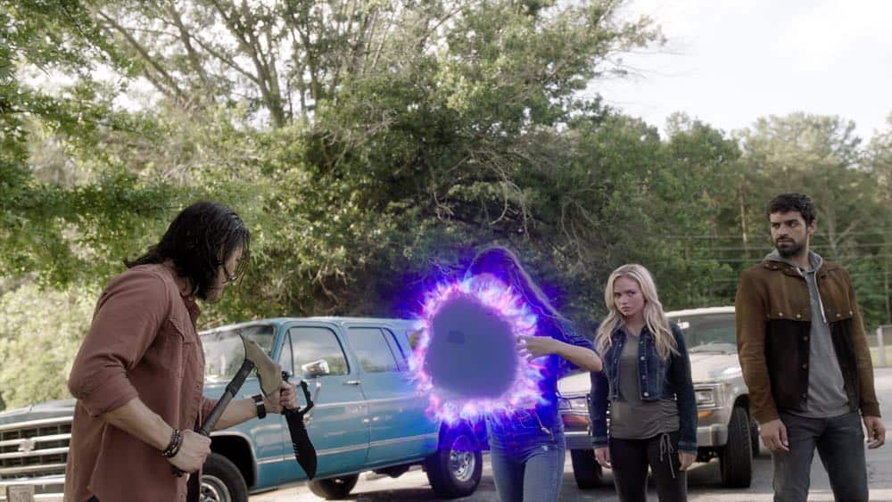 THE GIFTED: L-R: Blair Redford, Jamie Chung, Natalie Alyn Lind and Sean Teale in the "outMatched" episode of THE GIFTED airing Tuesday, Oct. 16 (8:00-9:00 PM ET/PT) on FOX. ©2018 Fox Broadcasting Co. Cr: FOX.