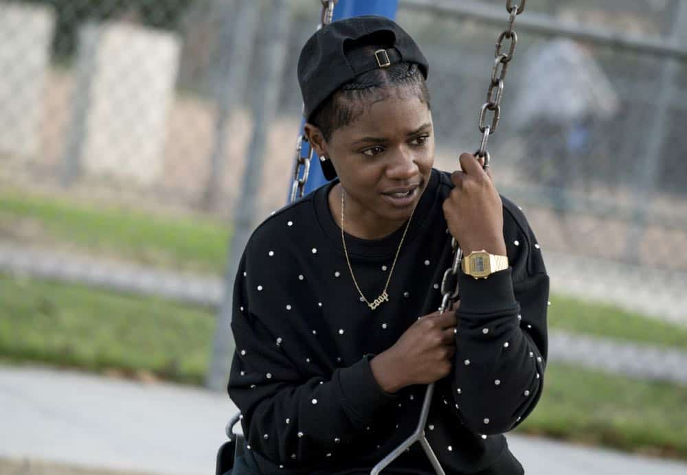 All American -- "99 Problems"-- Image Number: ALA102a_0126b.jpg -- Pictured: Bre - Z as Coop -- Photo: Jesse Giddings/The CW -- é 2018 The CW Network, LLC. All Rights Reserved