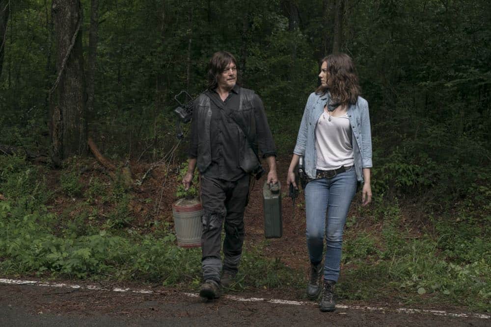 Lauren Cohan as Maggie Rhee, Norman Reedus as Daryl Dixon - The Walking Dead _ Season 9, Episode 3 - Photo Credit: Gene Page/AMC