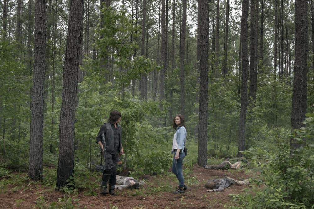 Lauren Cohan as Maggie Rhee, Norman Reedus as Daryl Dixon - The Walking Dead _ Season 9, Episode 3 - Photo Credit: Gene Page/AMC