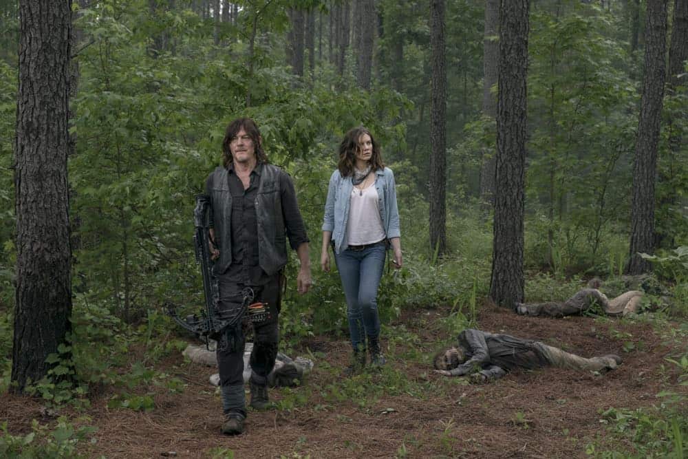 Lauren Cohan as Maggie Rhee, Norman Reedus as Daryl Dixon - The Walking Dead _ Season 9, Episode 3 - Photo Credit: Gene Page/AMC