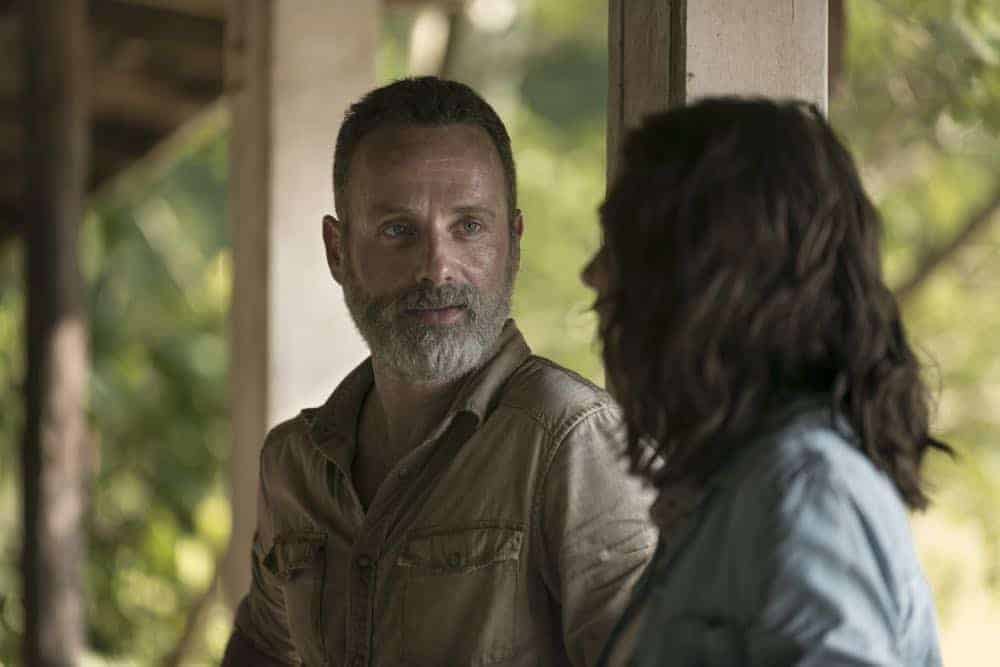 Lauren Cohan as Maggie Rhee, Andrew Lincoln as Rick Grimes - The Walking Dead _ Season 9, Episode 3 - Photo Credit: Gene Page/AMC