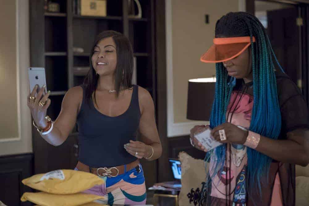 EMPIRE: L-R: Taraji P. Henson and Ta'Rhonda Jones in the "Love All, Trust A Few" episode of EMPIRE airing Wednesday, Oct. 17 (8:00-9:00 PM ET/PT) on FOX. @2018 Fox Broadcasting Co. CR: Chuck Hodes/FOX. EMPIRE: L-R: Taraji P. Henson and Ta'Rhonda Jones in the "Love All, Trust A Few" episode of EMPIRE airing Wednesday, Oct. 17 (8:00-9:00 PM ET/PT) on FOX. @2018 Fox Broadcasting Co. CR: Chuck Hodes/FOX.