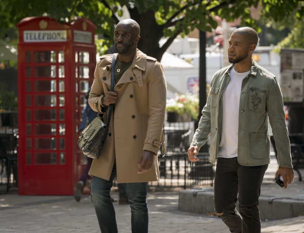 EMPIRE: L-R: Guest star Tobenna Brian Onwumere and Jussie Smollett in the "Love All, Trust A Few" episode of EMPIRE airing Wednesday, Oct. 17 (8:00-9:00 PM ET/PT) on FOX. @2018 Fox Broadcasting Co. CR: Chuck Hodes/FOX. EMPIRE: L-R: Guest star Tobenna Brian Onwumere and Jussie Smollett in the "Love All, Trust A Few" episode of EMPIRE airing Wednesday, Oct. 17 (8:00-9:00 PM ET/PT) on FOX. @2018 Fox Broadcasting Co. CR: Chuck Hodes/FOX.