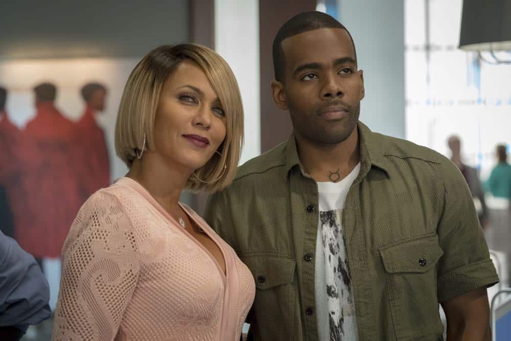 EMPIRE: L-R: Nicole Ari Parker and guest star Mario Barrett in the "Love All, Trust A Few" episode of EMPIRE airing Wednesday, Oct. 17 (8:00-9:00 PM ET/PT) on FOX. @2018 Fox Broadcasting Co. CR: Chuck Hodes/FOX.