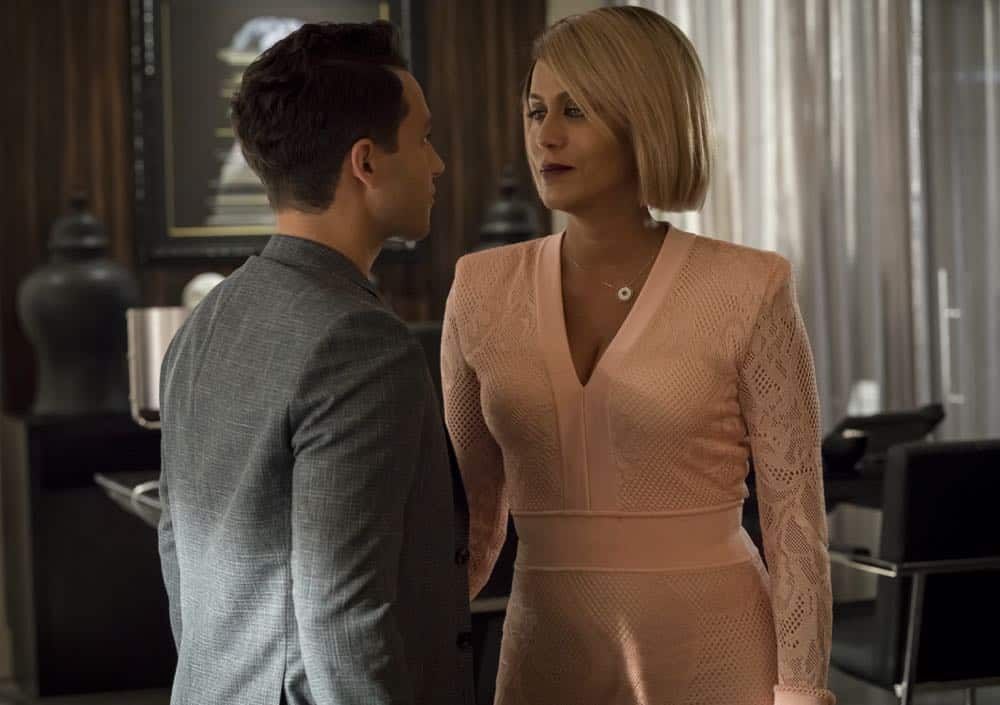 EMPIRE: L-R: A.Z. Kelsey and Nicole Ari Parker in the "Love All, Trust A Few" episode of EMPIRE airing Wednesday, Oct. 17 (8:00-9:00 PM ET/PT) on FOX. @2018 Fox Broadcasting Co. CR: Chuck Hodes/FOX.