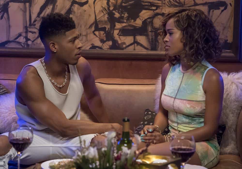 EMPIRE: L-R: Bryshere Y. Gray and Serayah in the "Love All, Trust A Few" episode of EMPIRE airing Wednesday, Oct. 17 (8:00-9:00 PM ET/PT) on FOX. @2018 Fox Broadcasting Co. CR: Chuck Hodes/FOX.