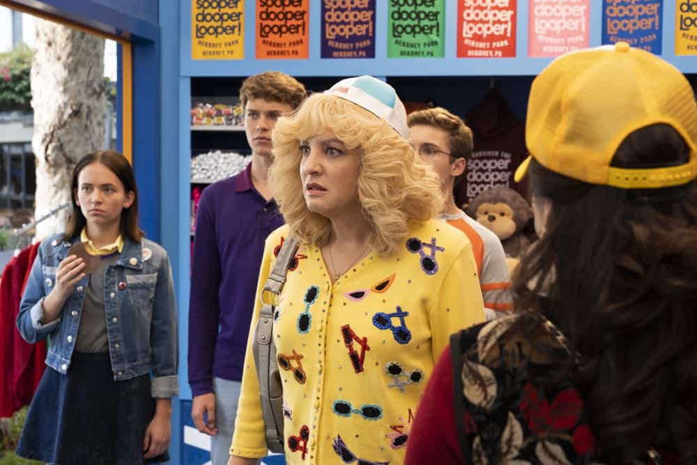 THE GOLDBERGS - "Hersheypark" - Adam discovers Beverly has been manipulating him with guilt letters when he tells his mother he doesn't want her to chaperone the school trip to Hersheypark. Meanwhile, after attending Career Night, Geoff realizes he doesn't want to be an eye doctor like his father, on "The Goldbergs," WEDNESDAY, OCT. 17 (8:00-8:30 p.m. EDT), on The ABC Television Network. (ABC/Byron Cohen)