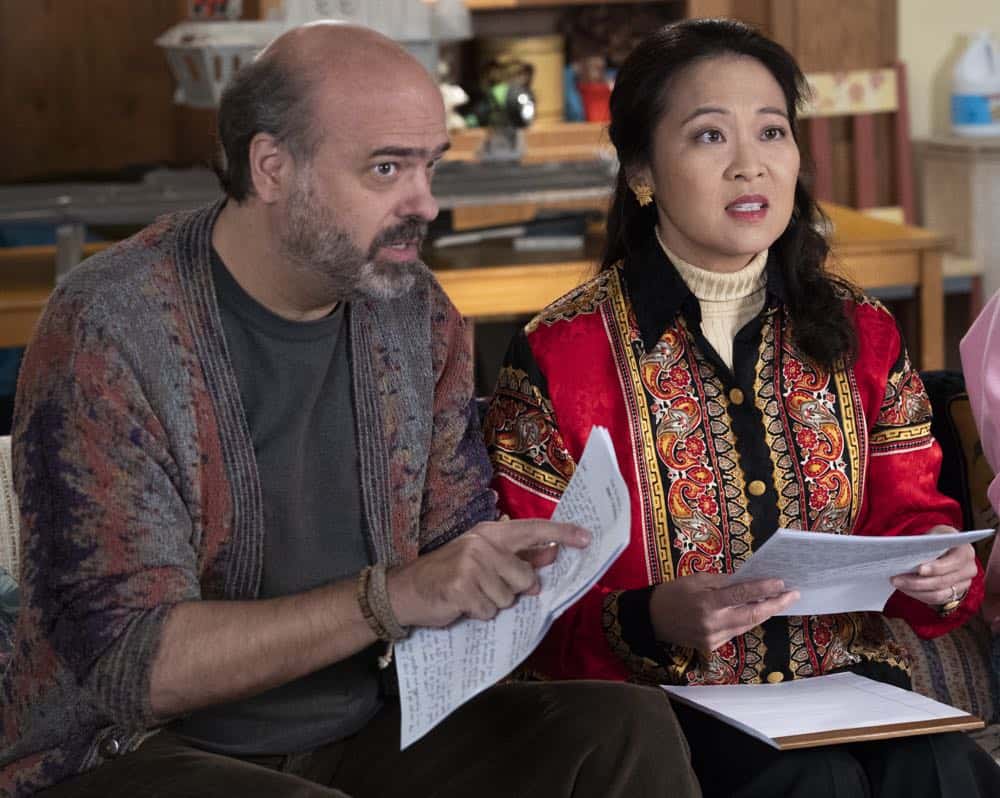 THE GOLDBERGS - "Hersheypark" - Adam discovers Beverly has been manipulating him with guilt letters when he tells his mother he doesn't want her to chaperone the school trip to Hersheypark. Meanwhile, after attending Career Night, Geoff realizes he doesn't want to be an eye doctor like his father, on "The Goldbergs," WEDNESDAY, OCT. 17 (8:00-8:30 p.m. EDT), on The ABC Television Network. (ABC/Byron Cohen)