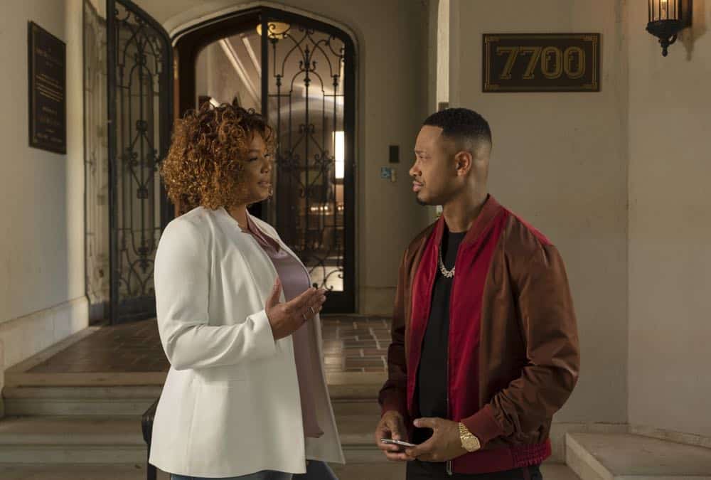 STAR: L-R: Queen Latifah and guest star Terrence Jenkins in the "All Falls Down" episode of STAR airing Wednesday, Oct. 17 (9:00-10:00 PM ET/PT) on FOX. ©2018 Fox Broadcasting Co. CR: Wilford Harewood/FOX STAR: L-R: Queen Latifah and guest star Terrence Jenkins in the "All Falls Down" episode of STAR airing Wednesday, Oct. 17 (9:00-10:00 PM ET/PT) on FOX. ©2018 Fox Broadcasting Co. CR: Wilford Harewood/FOX