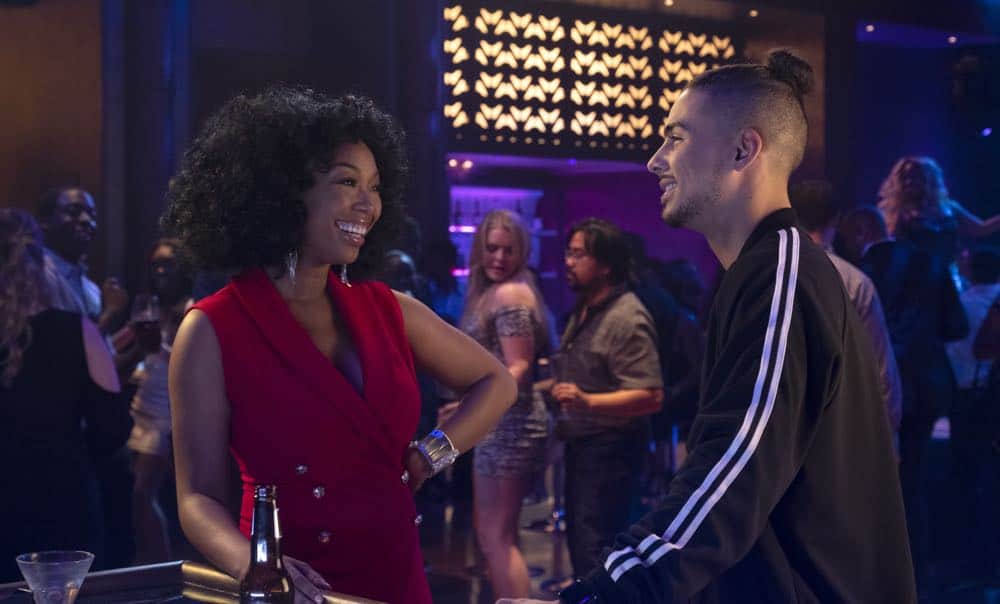 STAR: L-R: Brandy Norwood and Quincy Brown in the "All Falls Down" episode of STAR airing Wednesday, Oct. 17 (9:00-10:00 PM ET/PT) on FOX. ©2018 Fox Broadcasting Co. CR: Wilford Harewood/FOX