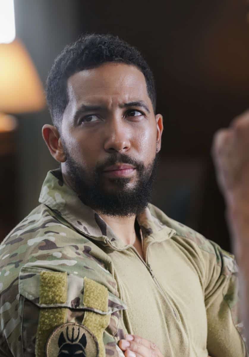 "The Worst of Conditions" -- After tragedy strikes, Jason is faced with a huge decision regarding his future with Bravo Team, on SEAL TEAM, Wednesday, Oct. 17 (9:00-10:00 PM, ET/PT) on the CBS Television Network. Pictured: Neil Brown Jr. as Ray Perry. Photo: MontyBrinton/CBS é2018 CBS Broadcasting, Inc. All Rights Reserved