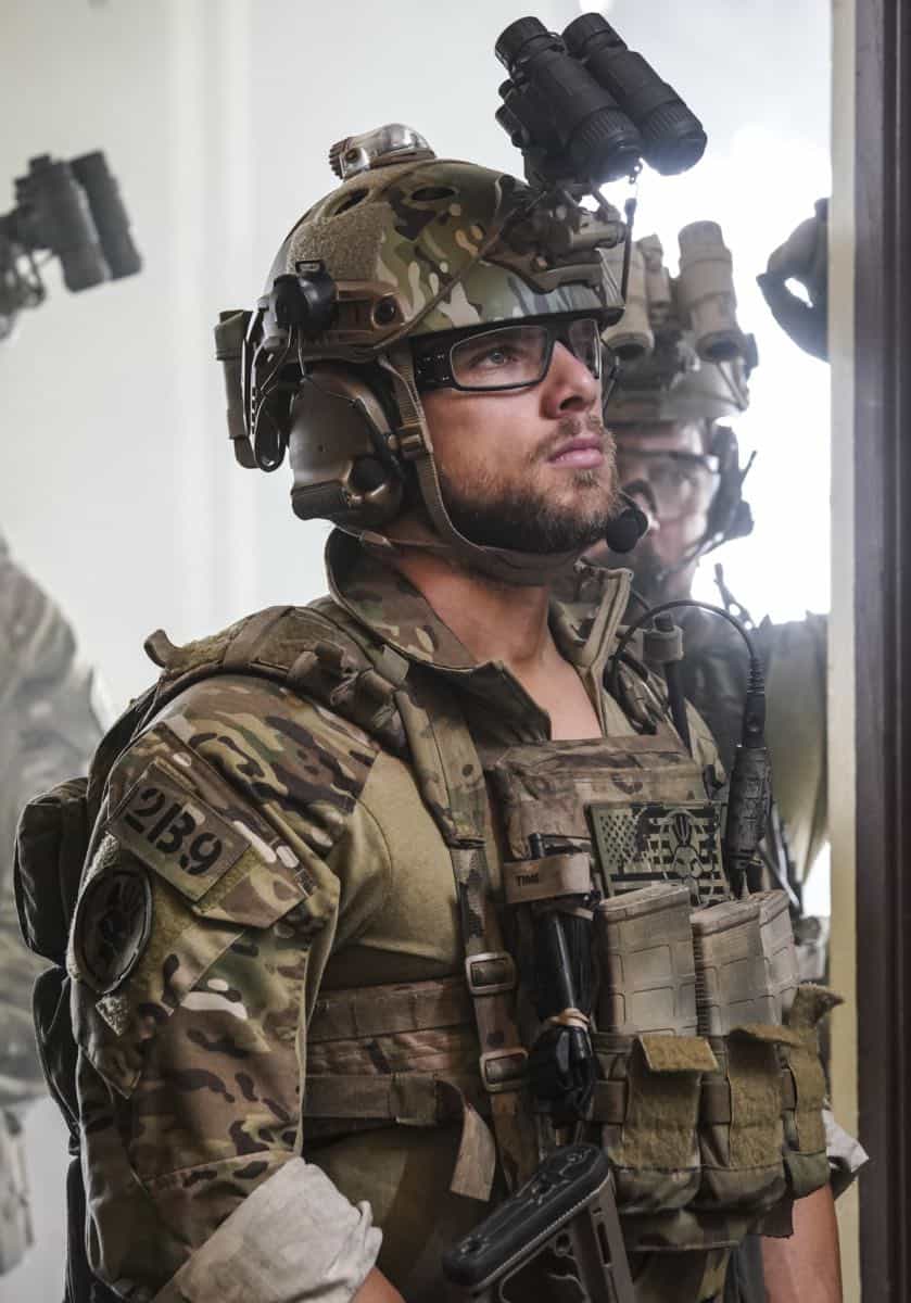 "The Worst of Conditions" -- After tragedy strikes, Jason is faced with a huge decision regarding his future with Bravo Team, on SEAL TEAM, Wednesday, Oct. 17 (9:00-10:00 PM, ET/PT) on the CBS Television Network. Pictured: Max Thieriot as Clay Spenser. Photo: MontyBrinton/CBS é2018 CBS Broadcasting, Inc. All Rights Reserved