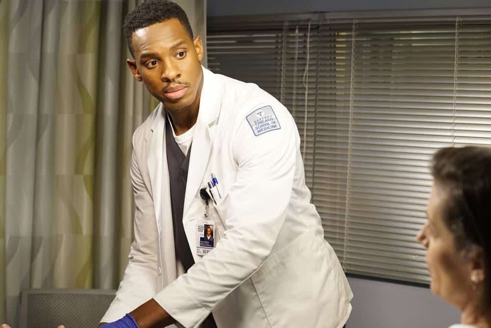 CHICAGO MED -- "Backed Against The Wall" Episode 404 -- Pictured: Colby Lewis as Terry McNeal -- (Photo by: Elizabeth Sisson/NBC) CHICAGO MED -- "Backed Against The Wall" Episode 404 -- Pictured: Colby Lewis as Terry McNeal -- (Photo by: Elizabeth Sisson/NBC)