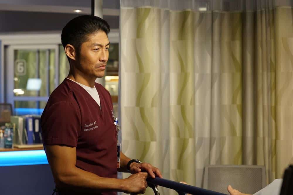 CHICAGO MED -- "Backed Against The Wall" Episode 404 -- Pictured: Brian Tee as Ethan Choi -- (Photo by: Elizabeth Sisson/NBC) CHICAGO MED -- "Backed Against The Wall" Episode 404 -- Pictured: Brian Tee as Ethan Choi -- (Photo by: Elizabeth Sisson/NBC)