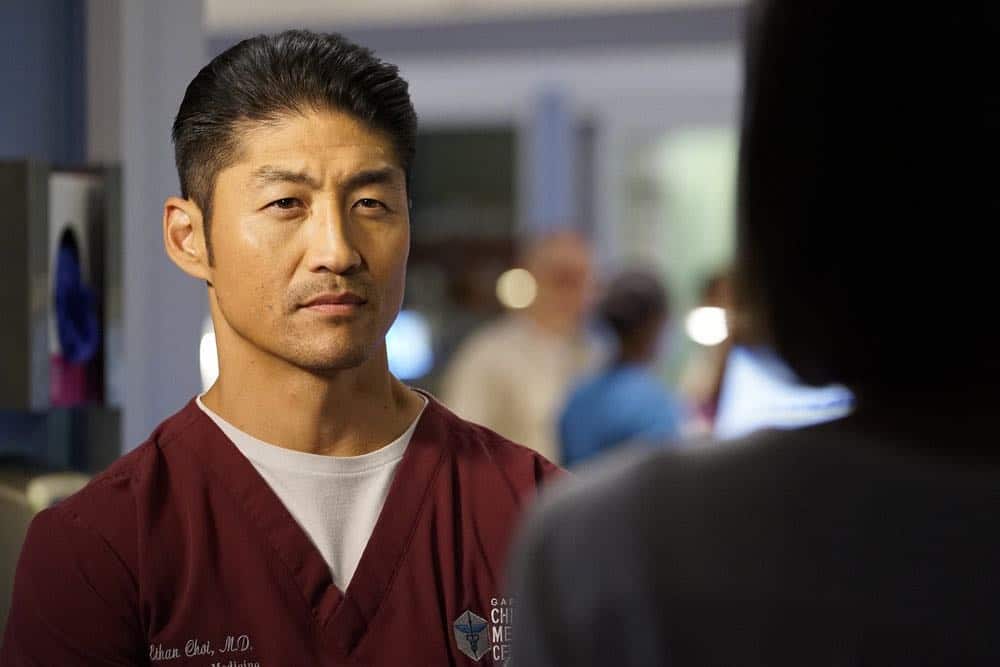 CHICAGO MED -- "Backed Against The Wall" Episode 404 -- Pictured: Brian Tee as Ethan Choi -- (Photo by: Elizabeth Sisson/NBC)