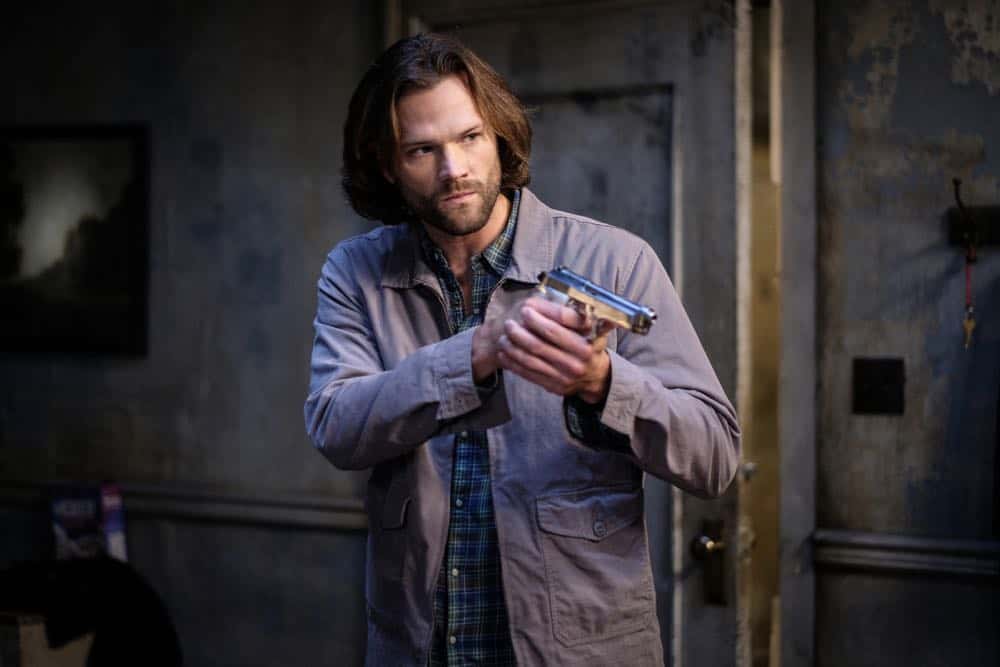 Supernatural -- "Gods and Monsters" -- Image Number: SN1402B_0150b.jpg -- Pictured: Jared Padalecki as Sam -- Photo: Robert Falconer/The CW -- é 2018 The CW Network, LLC All Rights Reserved Supernatural -- "Gods and Monsters" -- Image Number: SN1402B_0150b.jpg -- Pictured: Jared Padalecki as Sam -- Photo: Robert Falconer/The CW -- é 2018 The CW Network, LLC All Rights Reserved