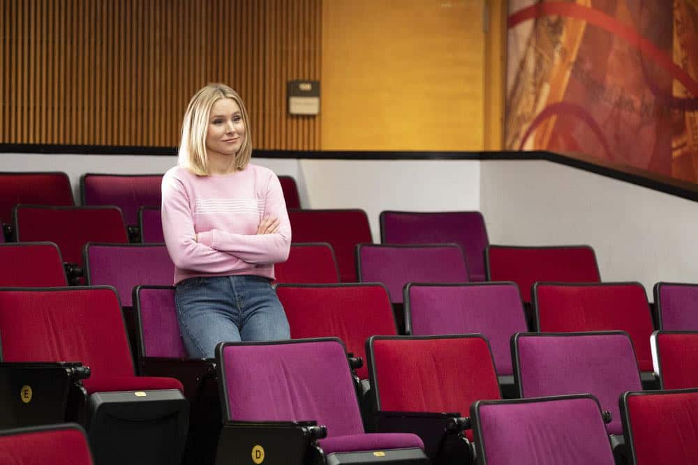 THE GOOD PLACE -- "Jeremy Bearimy" Episode 305 -- Pictured: Kristen Bell as Eleanor Shellstrop -- (Photo by: Colleen Hayes/NBC)