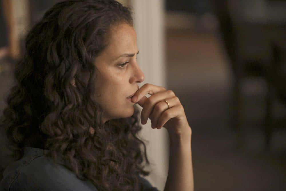 MANIFEST -- "Connecting Flights" Episode 105 -- Pictured: Athena Karkanis as Grace Stone -- (Photo by: Craig Blankenhorn/NBC/Warner Brothers) MANIFEST -- "Connecting Flights" Episode 105 -- Pictured: Athena Karkanis as Grace Stone -- (Photo by: Craig Blankenhorn/NBC/Warner Brothers)