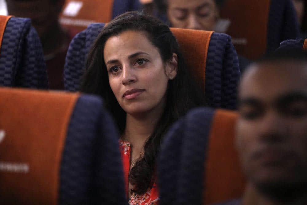 MANIFEST -- "Connecting Flights" Episode 105 -- Pictured: Athena Karkanis as Grace Stone -- (Photo by: Craig Blankenhorn/NBC/Warner Brothers)