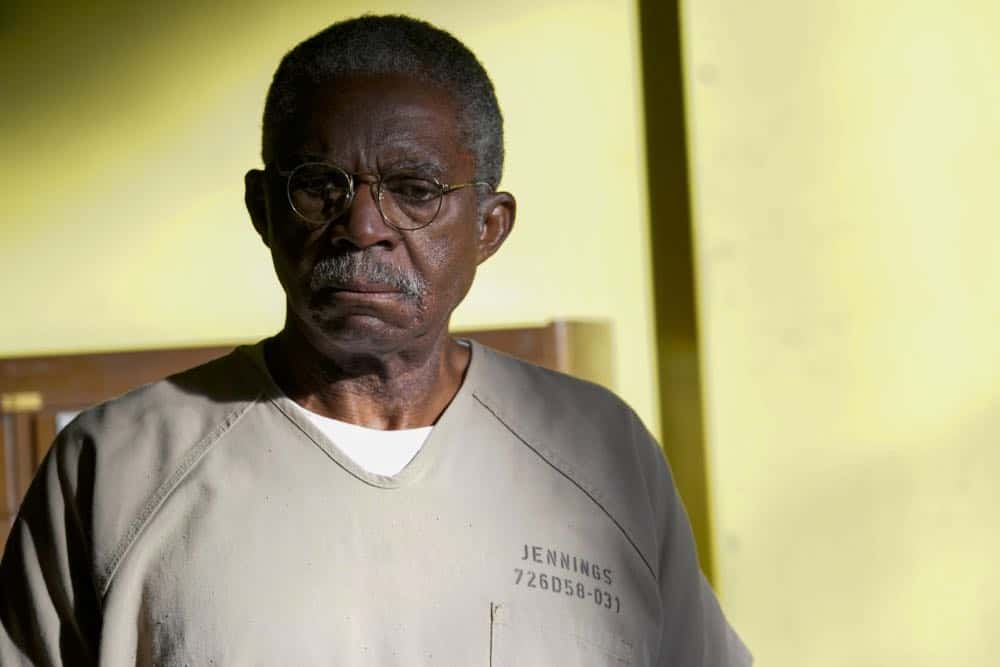 "Fragments" After a 50-year-old tape recording left by a murder victim is found, the NCIS team tries to exonerate Ray Jennings (Charlie Robinson), the Marine serving a life sentence for the crime, on NCIS, Tuesday, Oct. 23 (8:00-9:00 PM, ET/PT) on the CBS Television Network. Pictured: Charlie Robinson, Sean Murray. Photo: Cliff Lipson/CBS ÃÂé2018 CBS Broadcasting, Inc. All Rights Reserved
