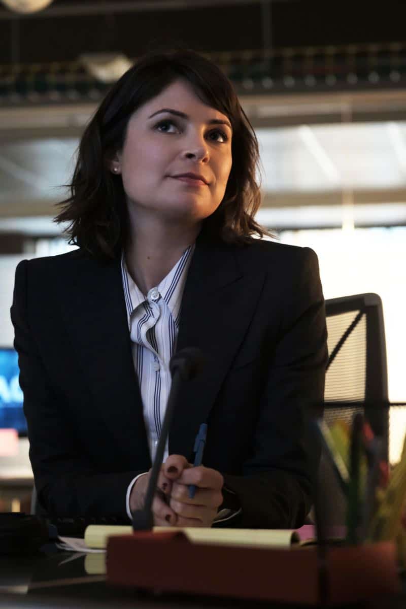 "The Missing Piece" - Bull joins the defense team of a seemingly unwinnable case when a man he believes is innocent, is put on trial for murder after his submission to a DNA database links him to a homicide. Also, while Bull and Benny work toward selecting jurors who are predisposed to trust their gut instinct rather than incontrovertible evidence, Danny and Mackenzie research whether their client's DNA could have been contaminated, on BULL, Monday, Oct. 22 (10:00-11:00 PM, ET/PT) on the CBS Television Network. Pictured: MacKenzie Meehan as Taylor Rentzel Photo: Jojo Whilden/CBS é2018 CBS Broadcasting, Inc. All Rights Reserved