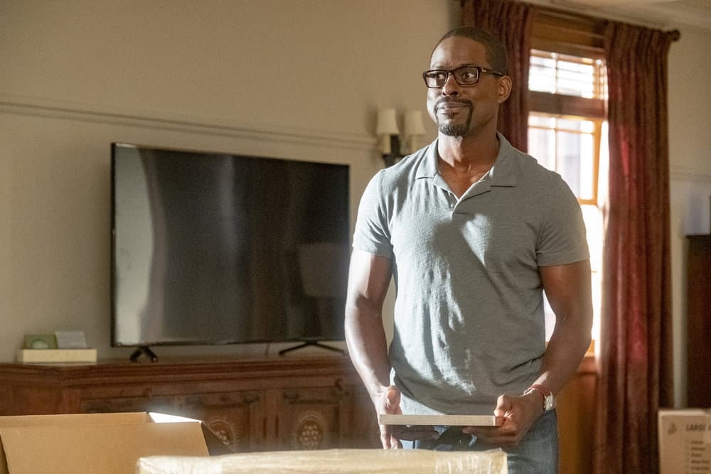 THIS IS US -- "Strangers" Episode 401 -- Pictured: Sterling K. Brown as Randall -- (Photo by: Ron Batzdorff/NBC)